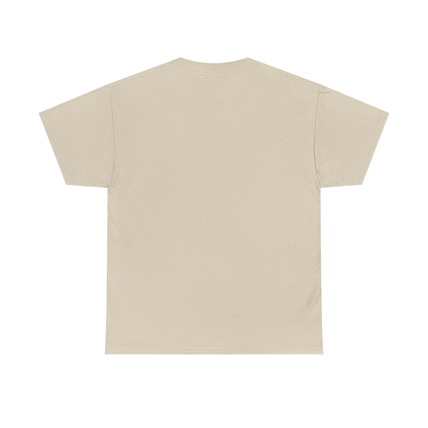 Men's Heavy Cotton Tee Blue Logo