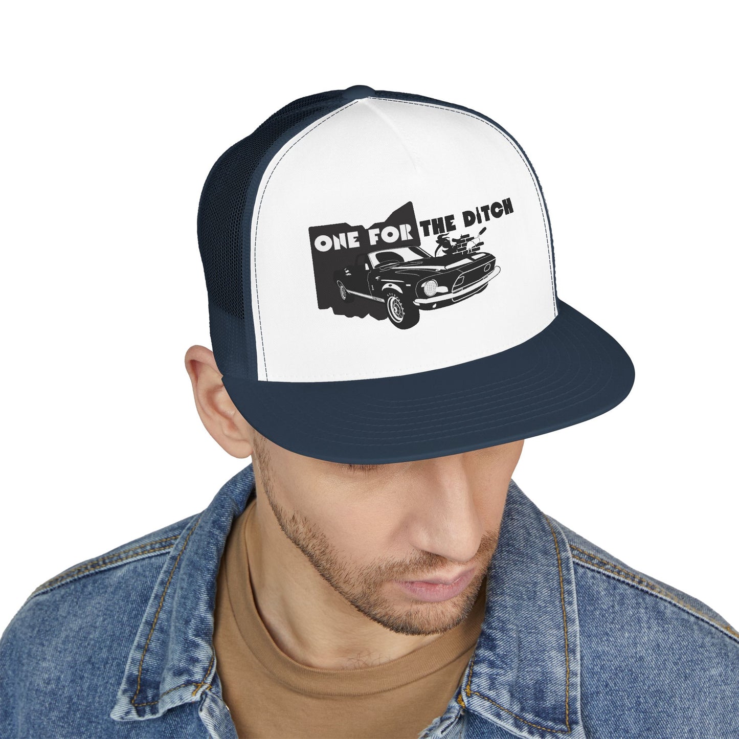 One for the Ditch - 5 Panel Trucker Cap